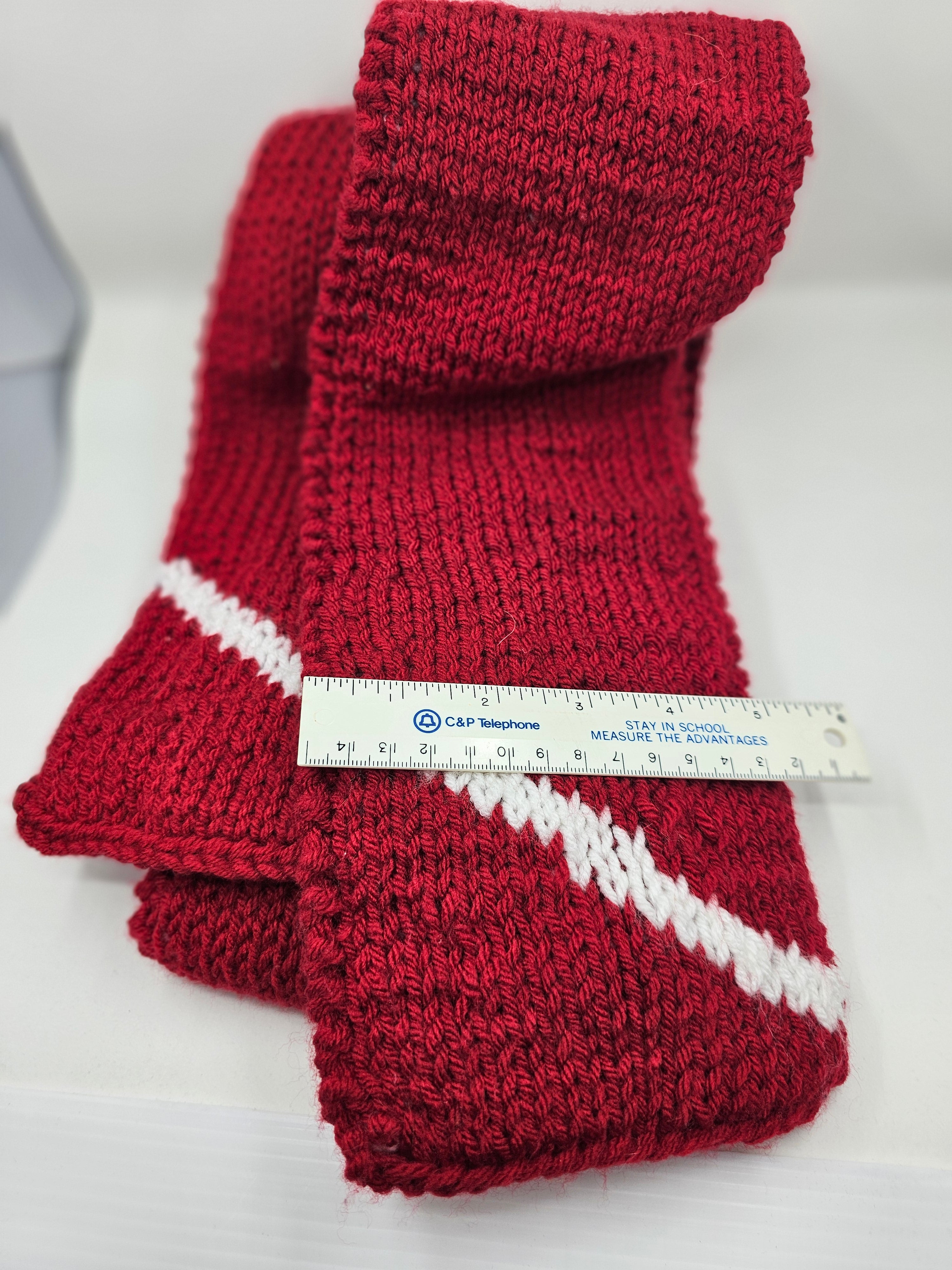 Hand Double Knit Dive Scarf